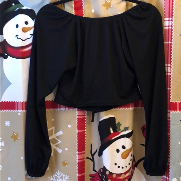 Nasty Gal Ribbed Long Sleeve Keyhole Shirt - Picture 6 of 9